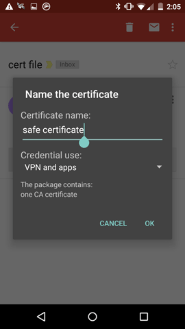 add ssl certificate